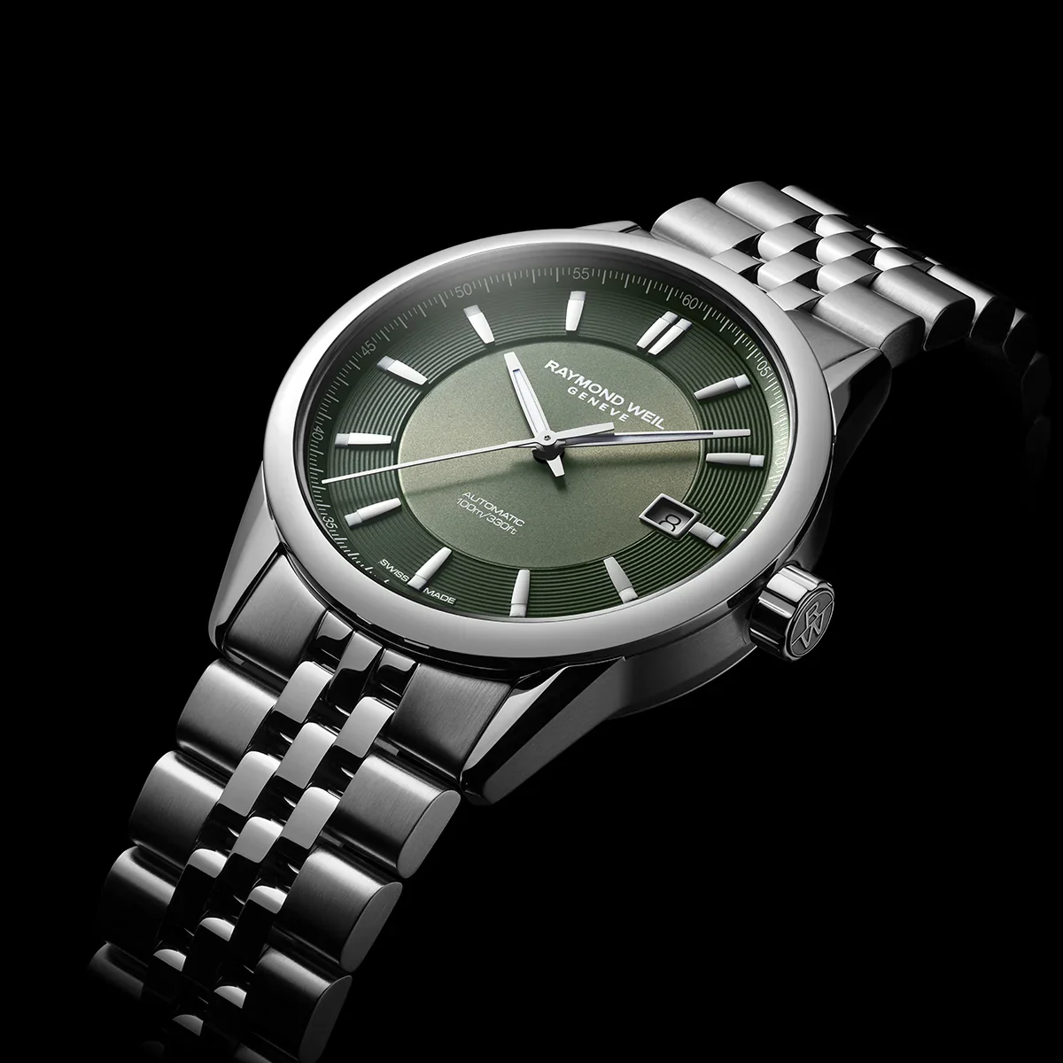 Raymond Weil FREELANCER 38mm - Olive Green - Image 4