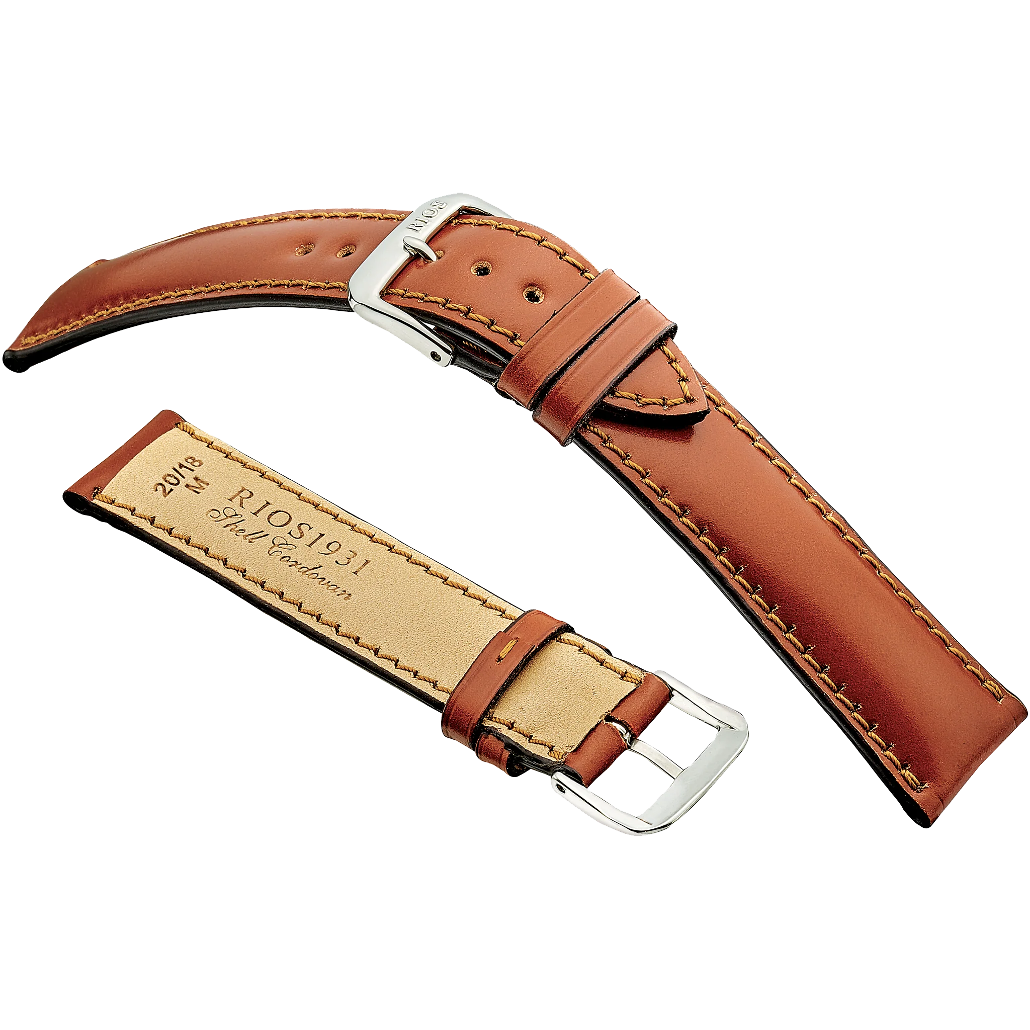 Rios 1931 Watchstrap - Chicago - Genuine Shell Cordovan Leather - Image 3