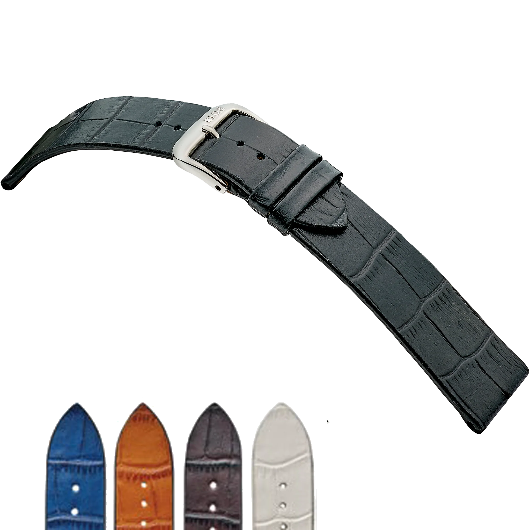 Rios 1931 Watchstrap - Miami - Embossed Alligator Grain