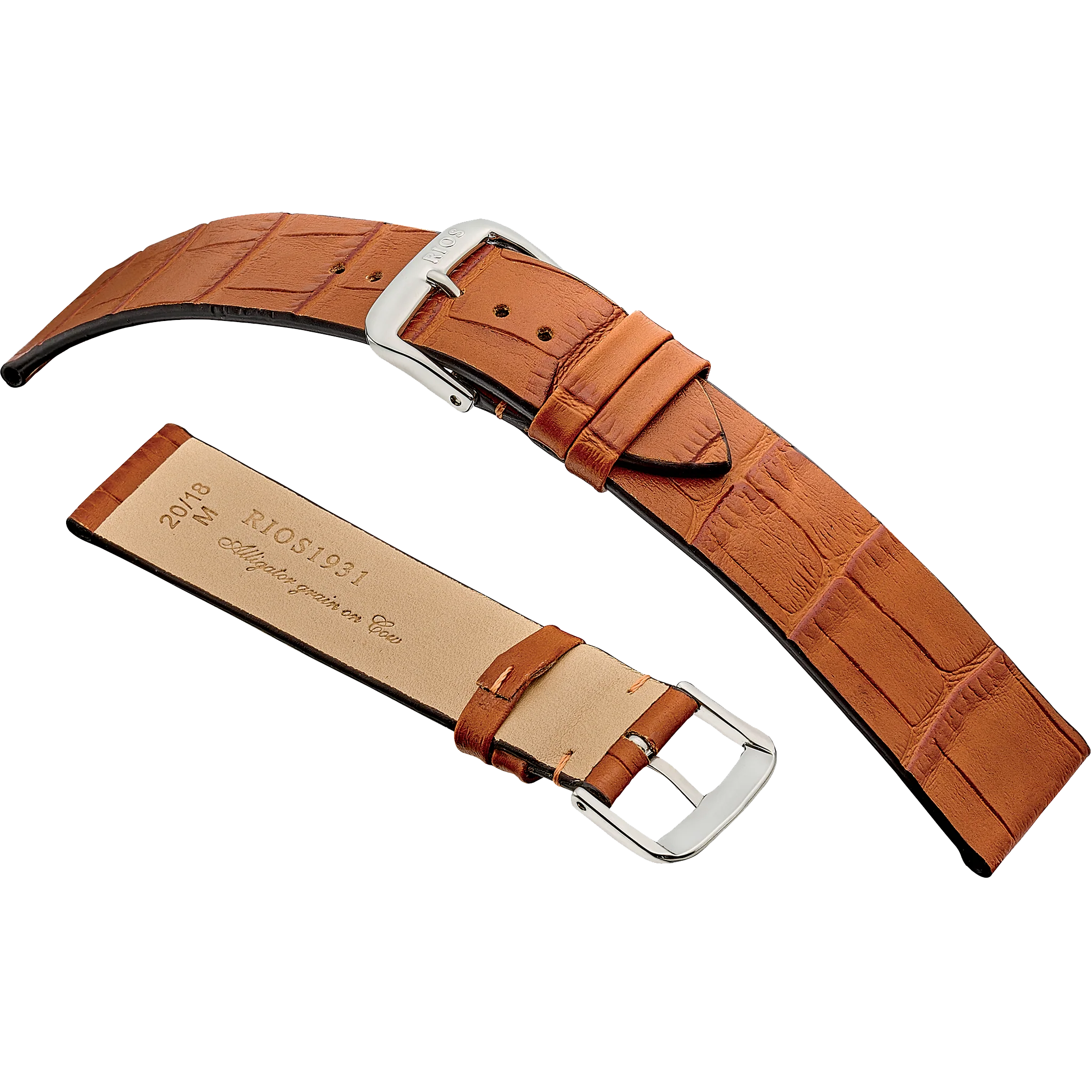 Rios 1931 Watchstrap - Miami - Embossed Alligator Grain - Image 4