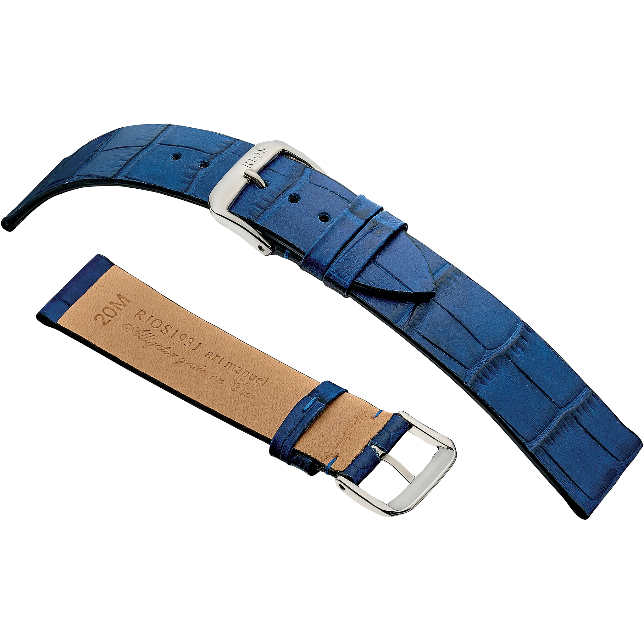 Rios 1931 Watchstrap - Miami - Embossed Alligator Grain - Image 6
