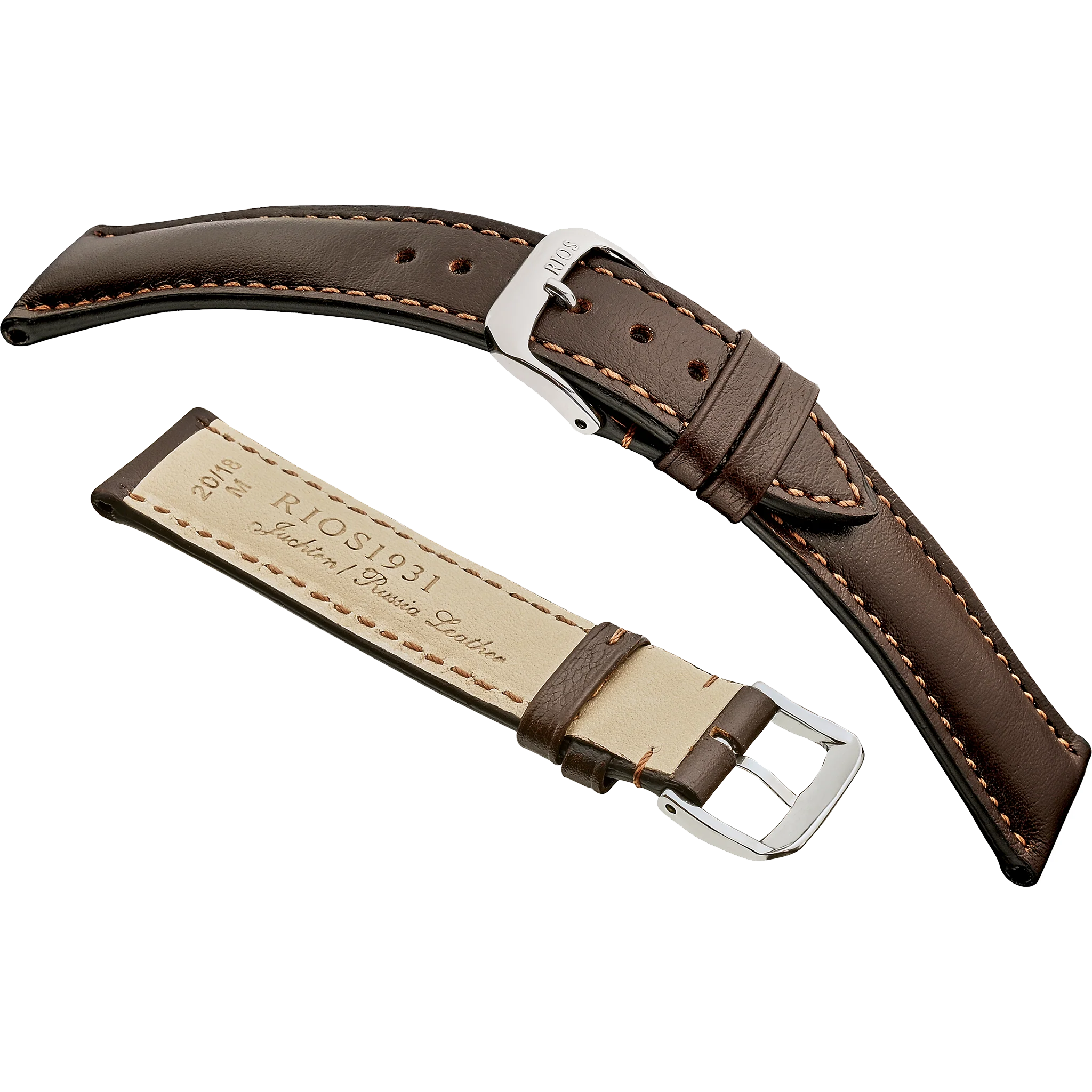 Rios 1931 Watchstrap - Moscow - Genuine Russia Leather - Image 2