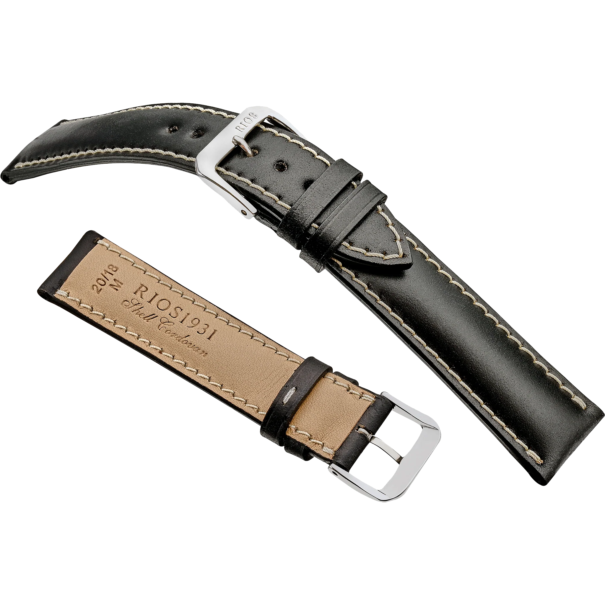 Rios 1931 Watchstrap - New York - Genuine Shell Cordovan Leather - Image 2