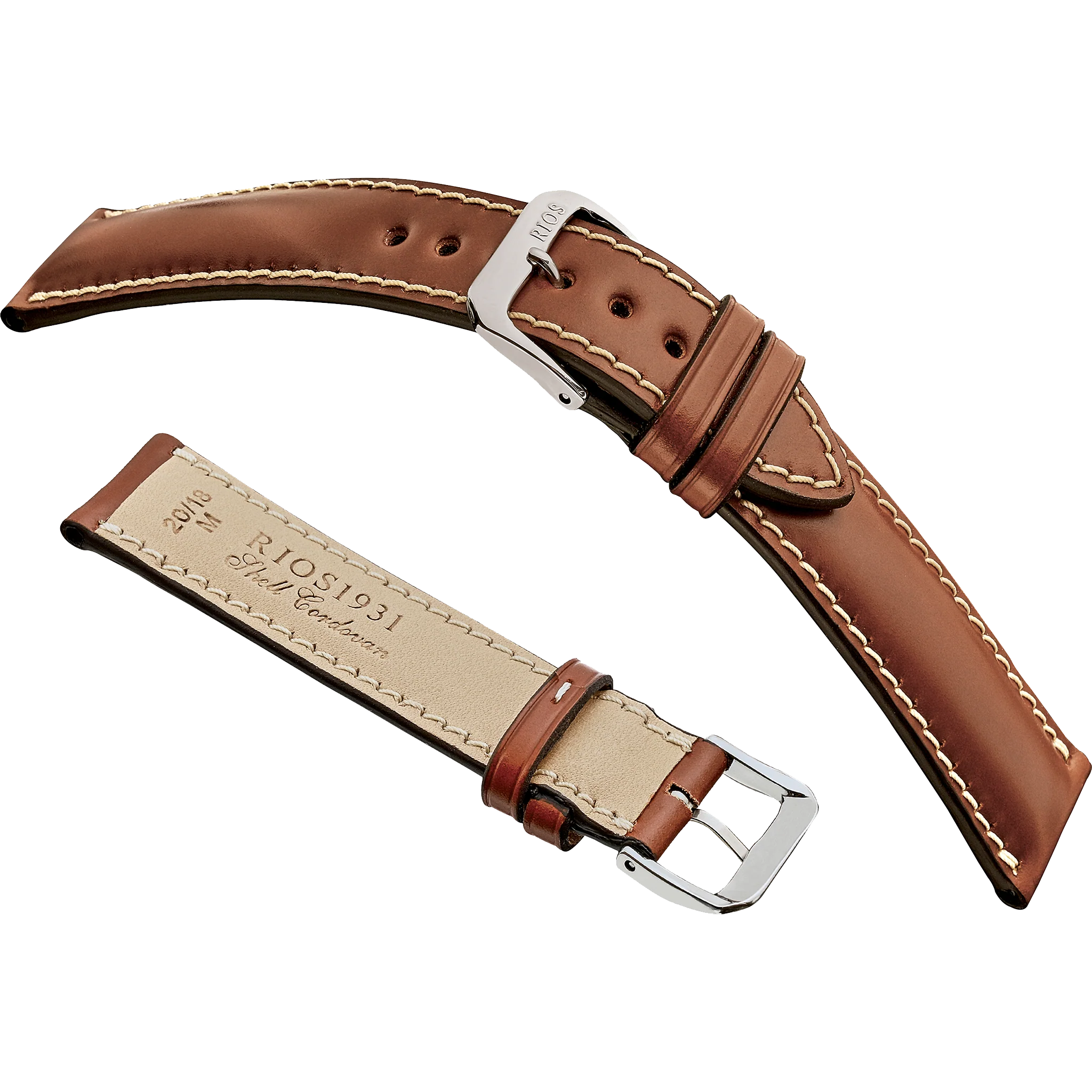 Rios 1931 Watchstrap - New York - Genuine Shell Cordovan Leather - Image 3