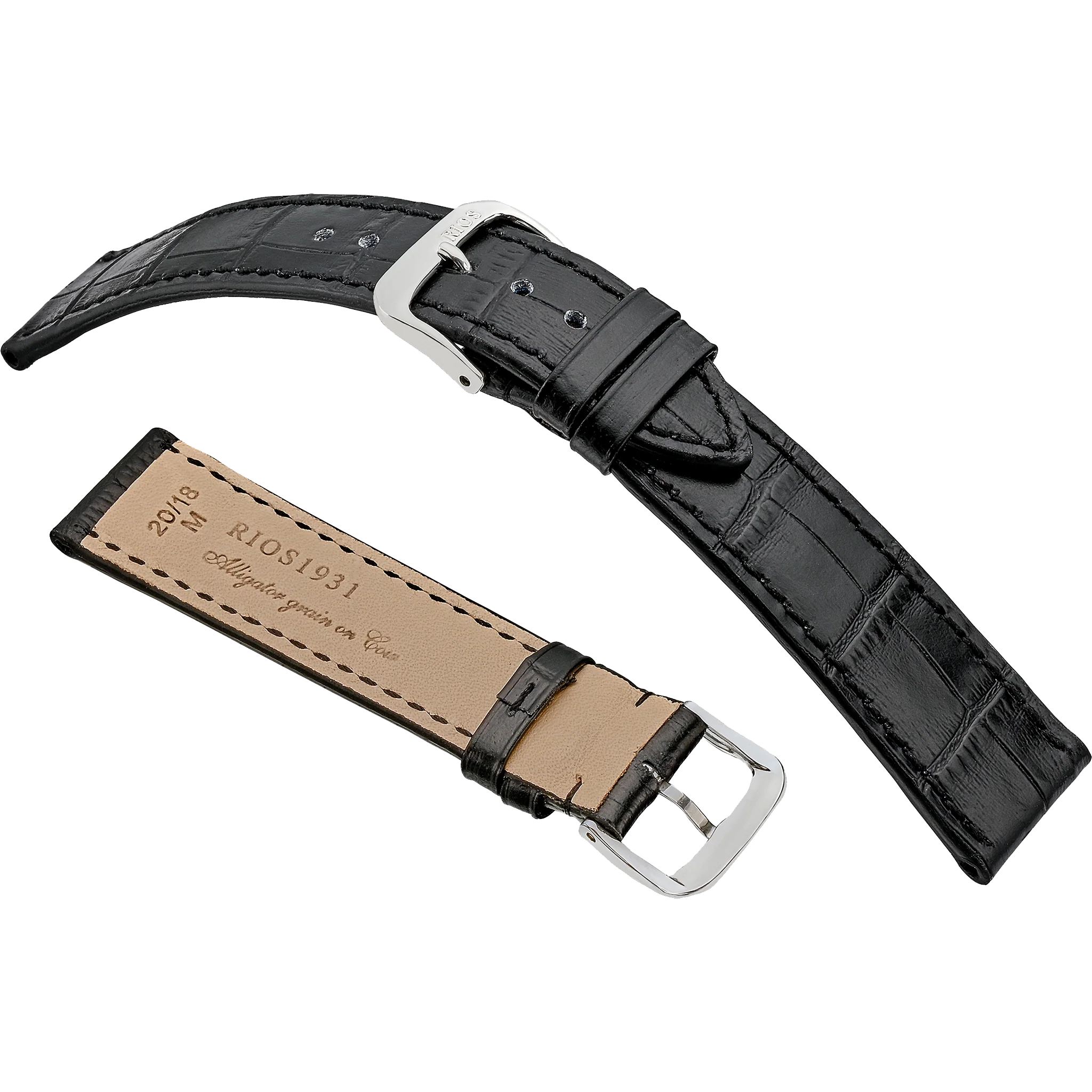 Rios 1931 Watchstrap - Orlando - Embossed Alligator Grain - Image 6