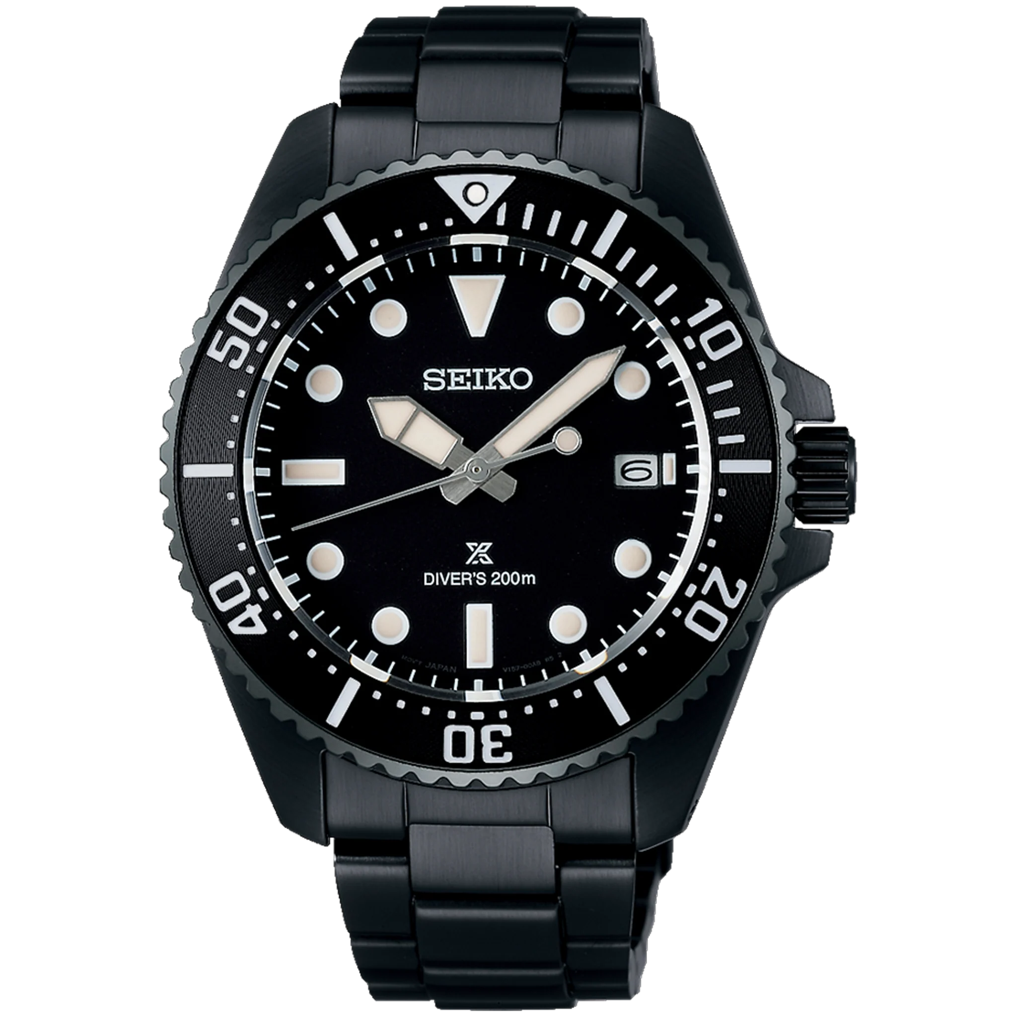 Seiko Prospex - Solar Dive Watch - Black Out