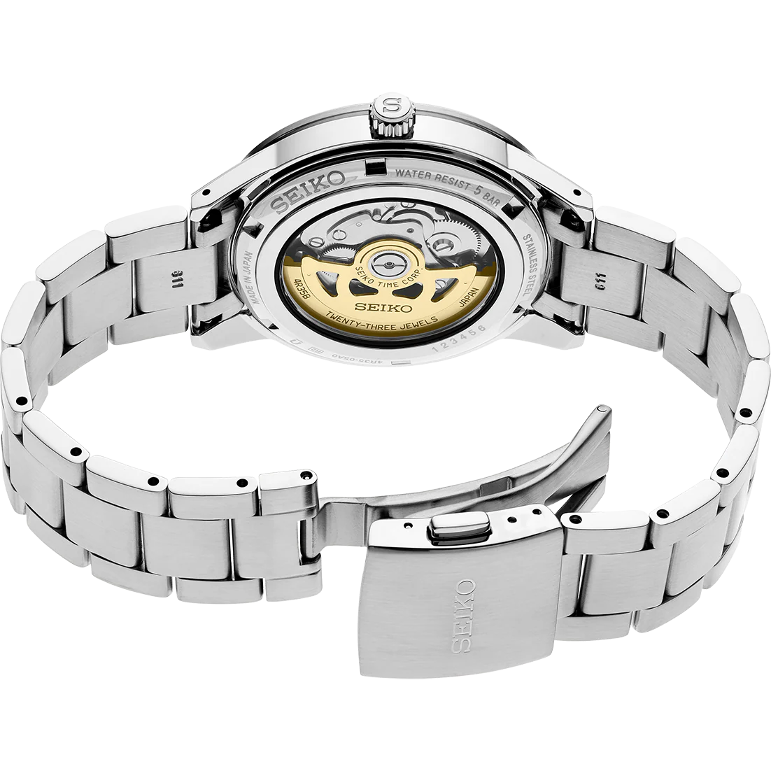 Seiko Presage Automatic 40.8mm - Style60's Series - Green Dial - Image 3