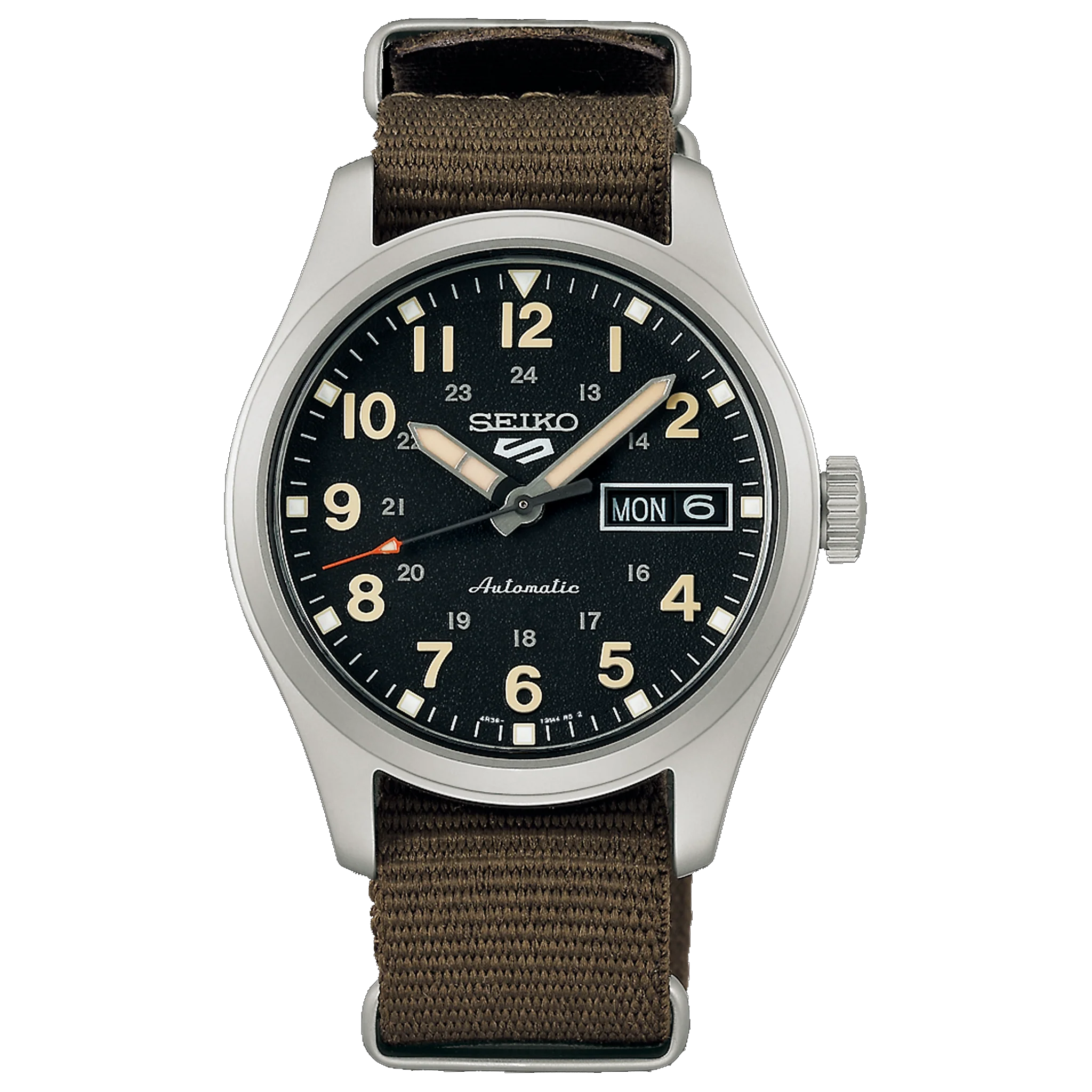Seiko 5 Sport 36mm - Midfield Series - Black Dial