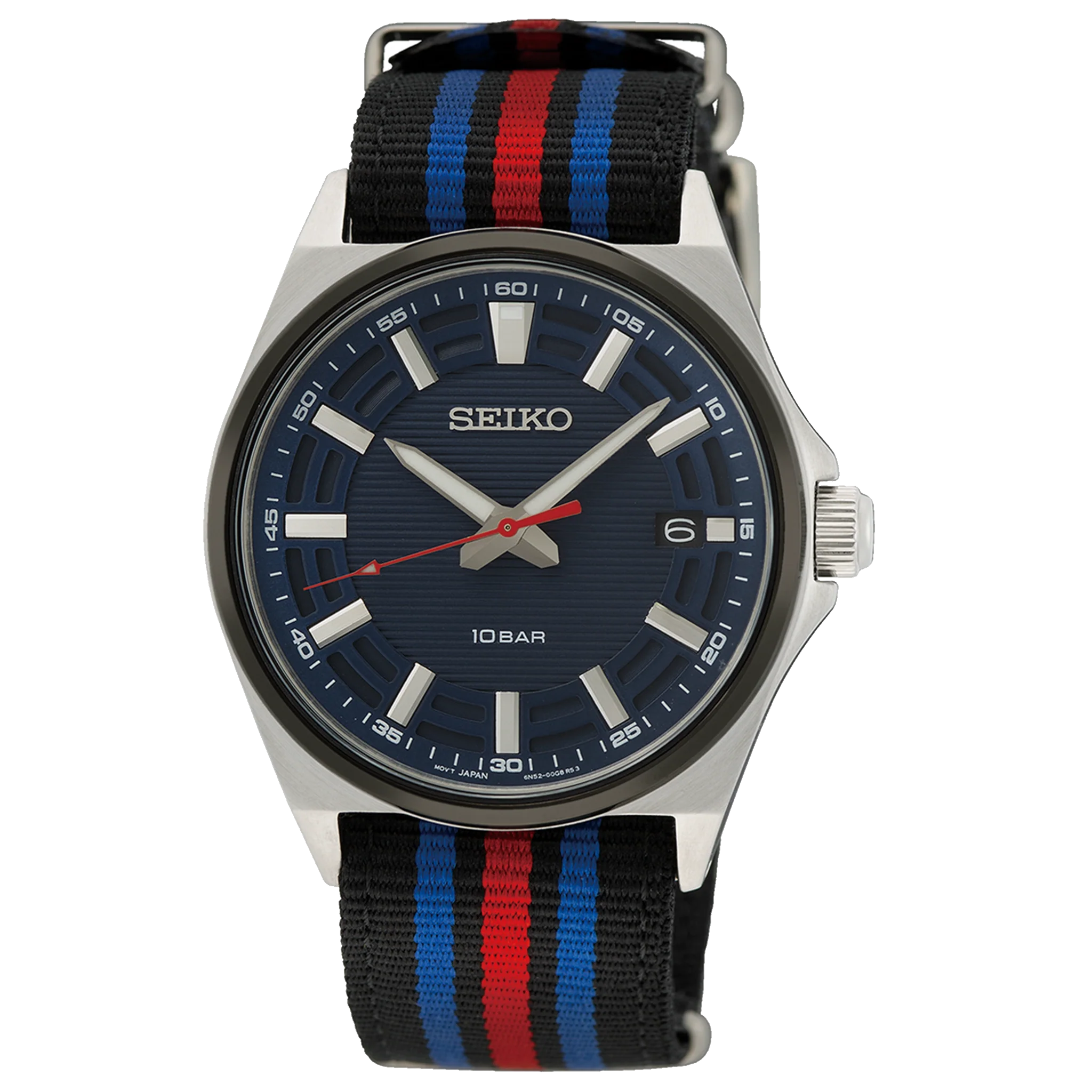 Seiko 40mm - Blue Dial on NATO