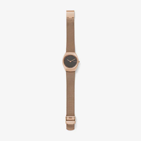 Skagen - Asta Rose Gold-Tone Steel-Mesh Watch - Image 3