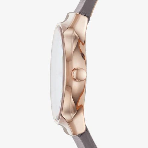 Skagen - Freja Gray Leather Watch - Image 2