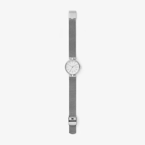 Skagen - Signatur Steel-Mesh T-Bar Watch - Image 3