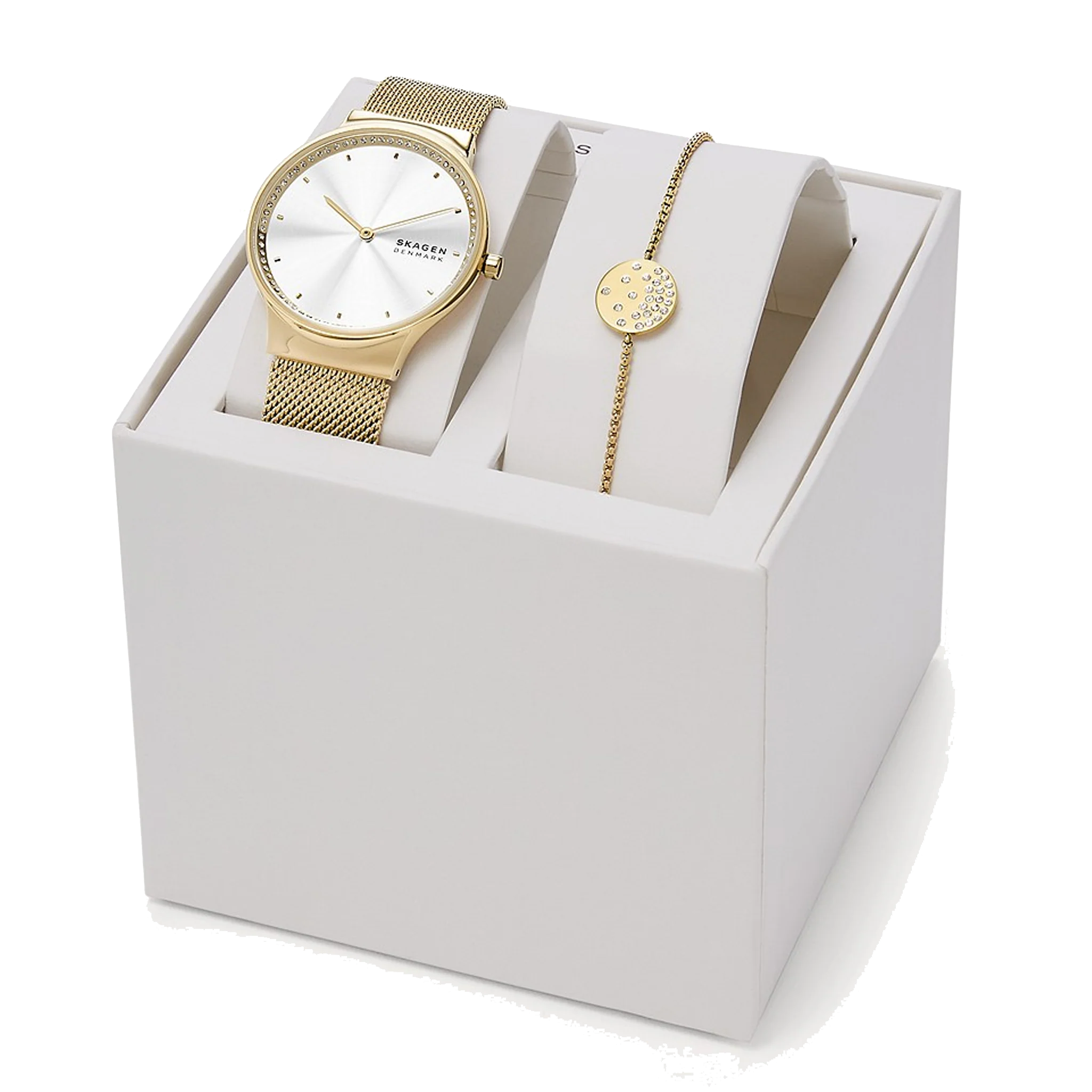 Skagen Freja - Gold-Tone Set