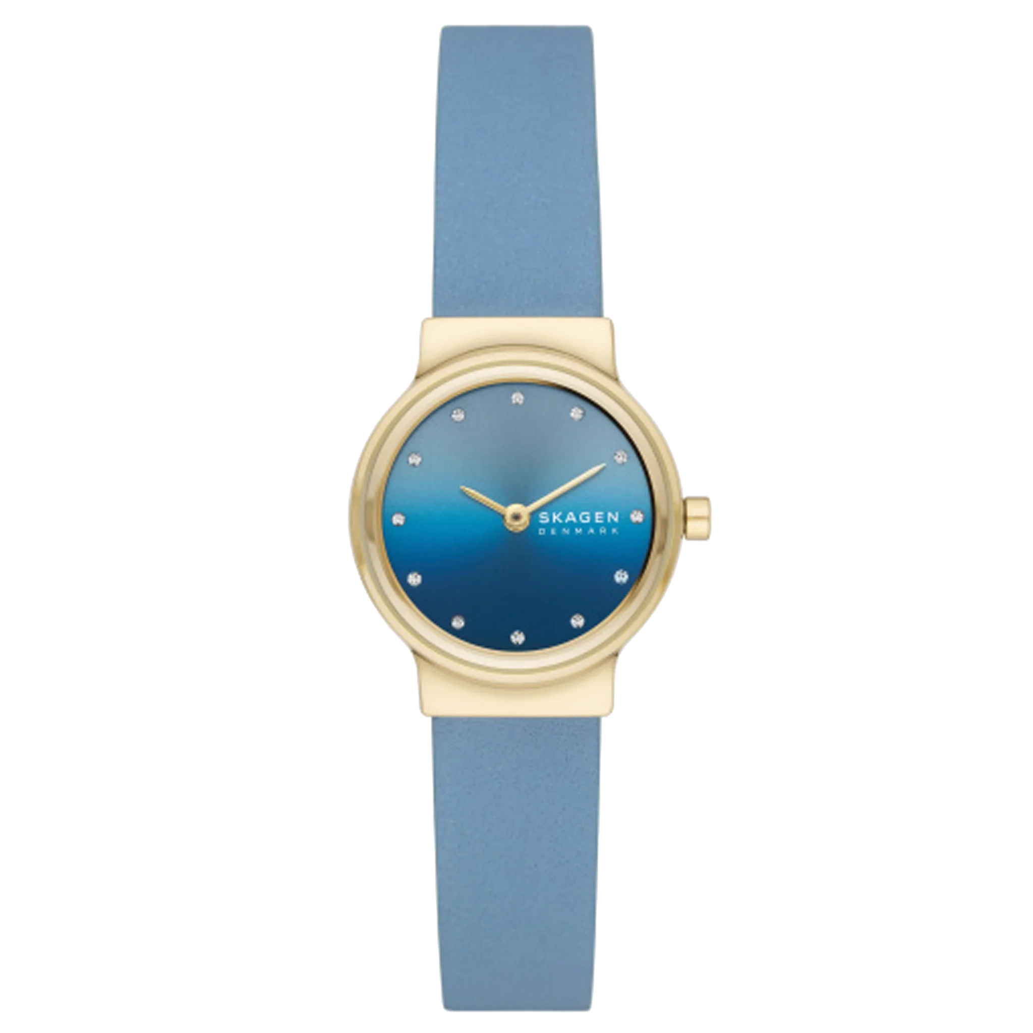 Skagen Freja Lille - Gold Tone & Blue