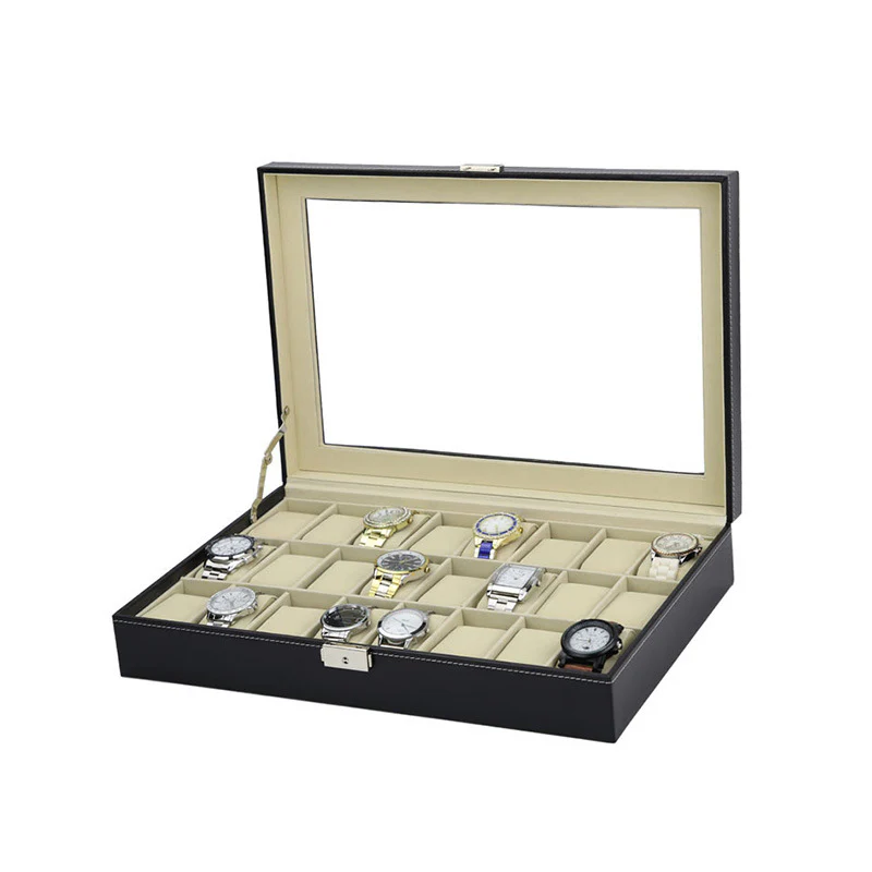 STRAPSCO - Black Watch Box for 24 Watches - Image 2