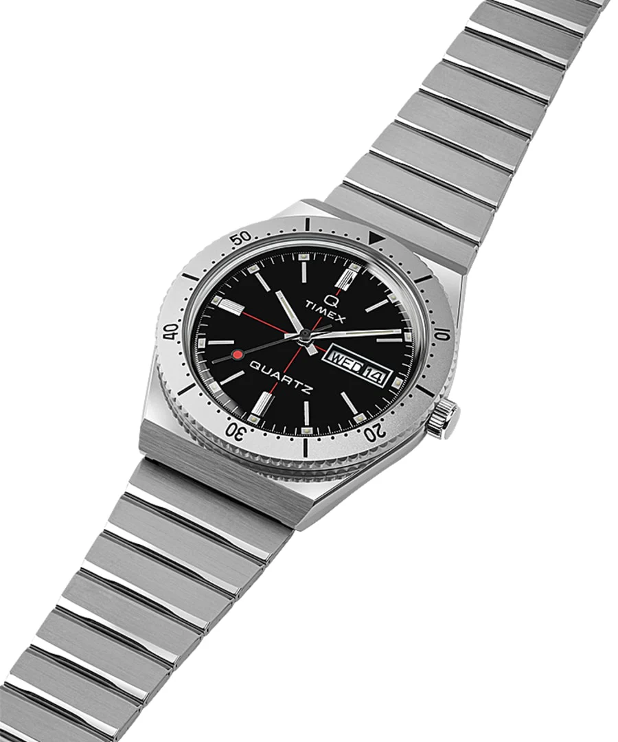 Timex - Todd Snyder x Q Timex 38mm Stainless Steel Bracelet - Image 5
