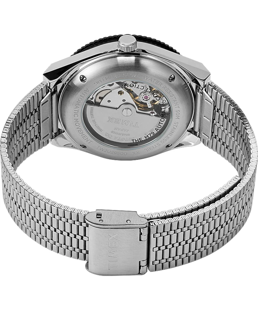 Timex - M79 40mm Automatic - Black & Blue Bezel - Image 4