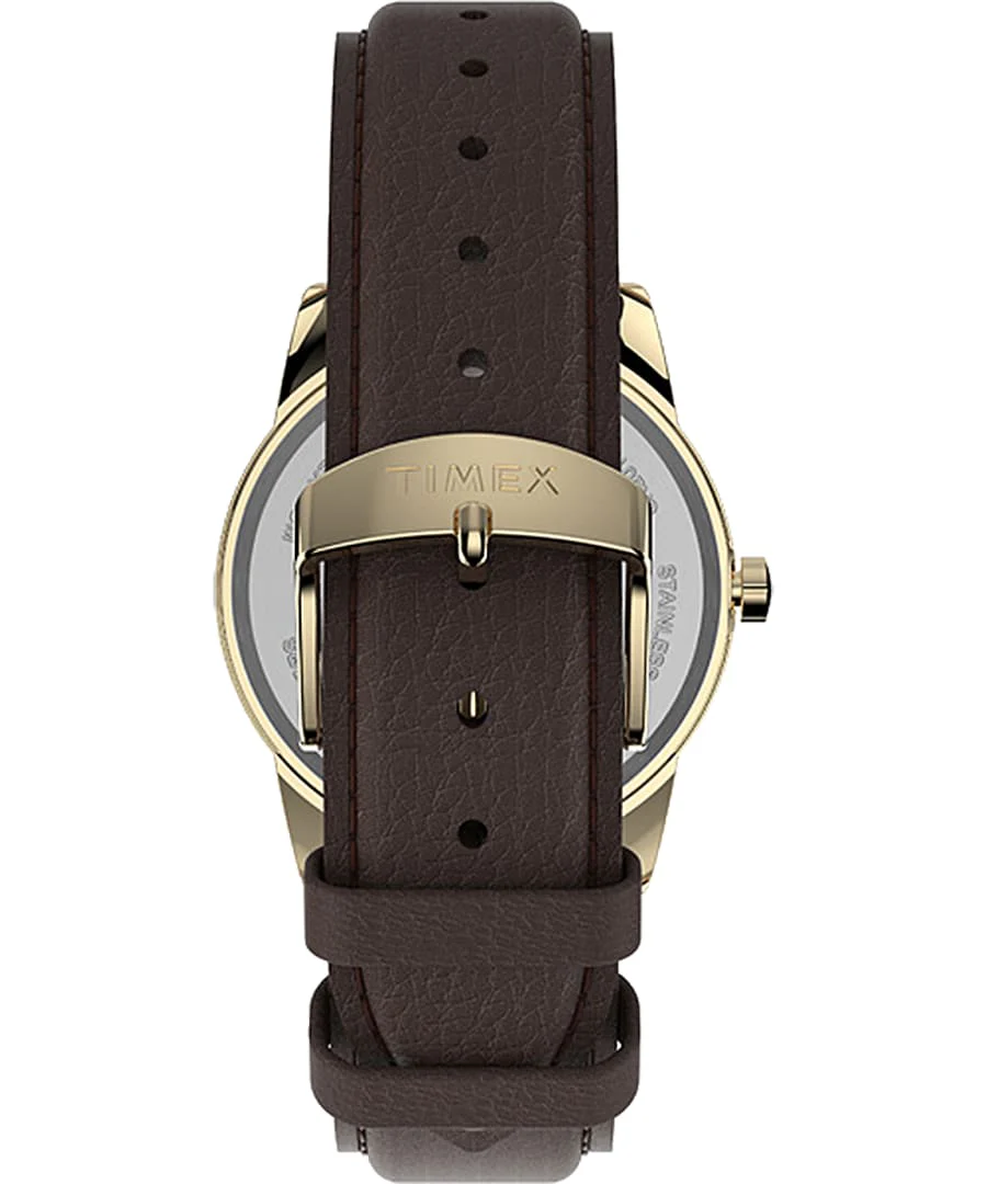 Timex - Easy Reader Bold 38mm Leather Strap Watch - Image 3