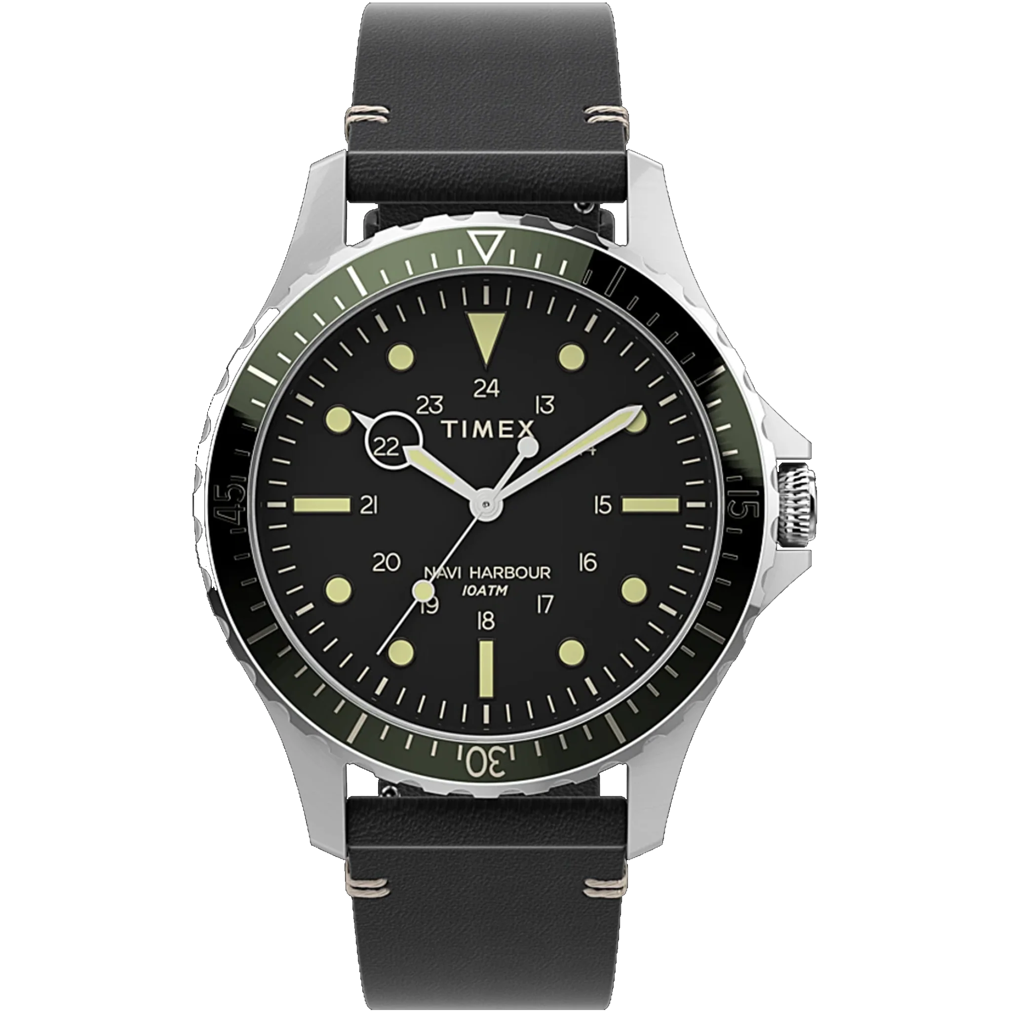 Timex - NAVI XL 41MM - Green Bezel
