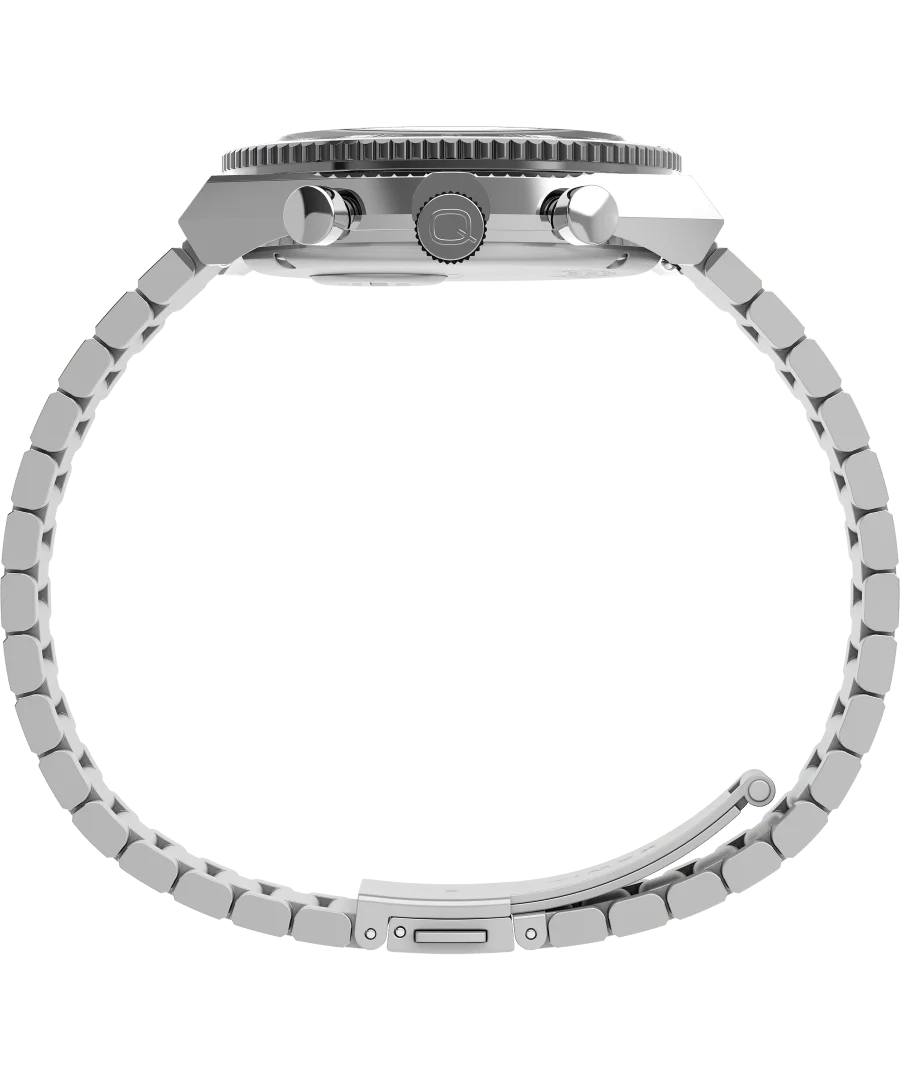 Timex - Q Reissue 40mm - Three Time Zone Chronograph - Image 2