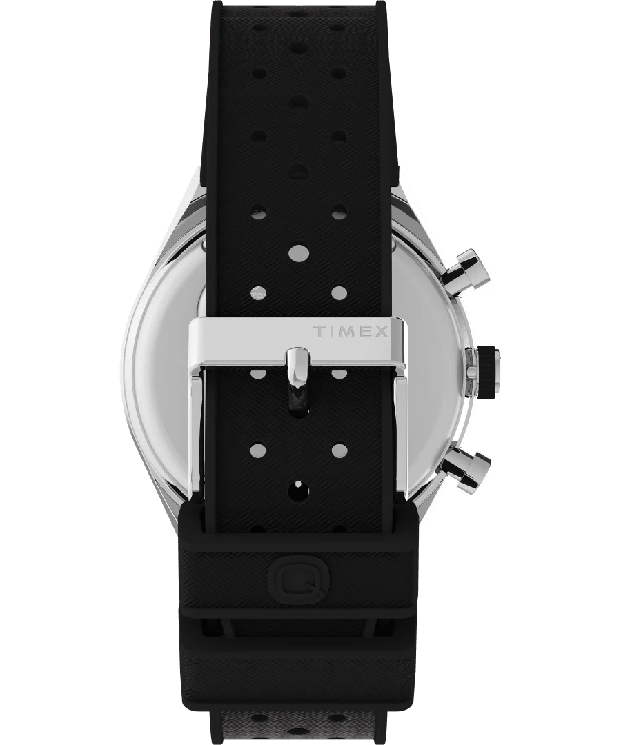 Timex - Q Reissue 40mm - Three Time Zone Chronograph - Image 3