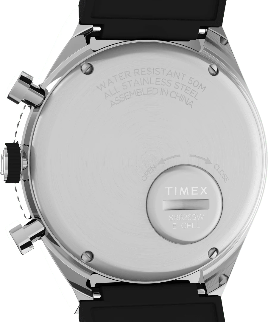 Timex - Q Reissue 40mm - Three Time Zone Chronograph - Image 4