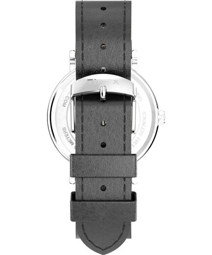 Timex - Weekender 40mm Leather Strap Watch - Image 3