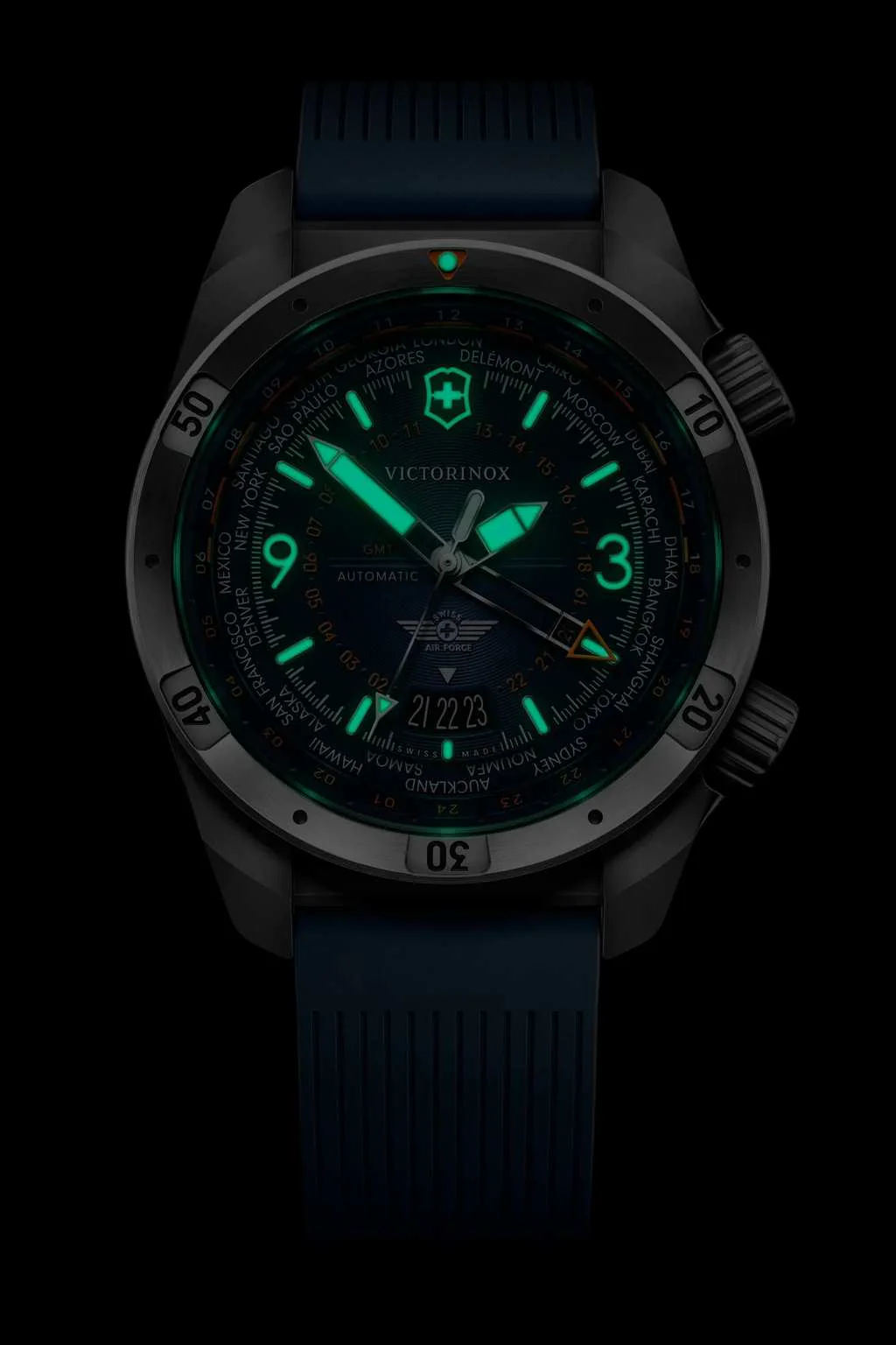 Victorinox Watch - Air Pro Automatic GMT - Blue Dial - Image 2
