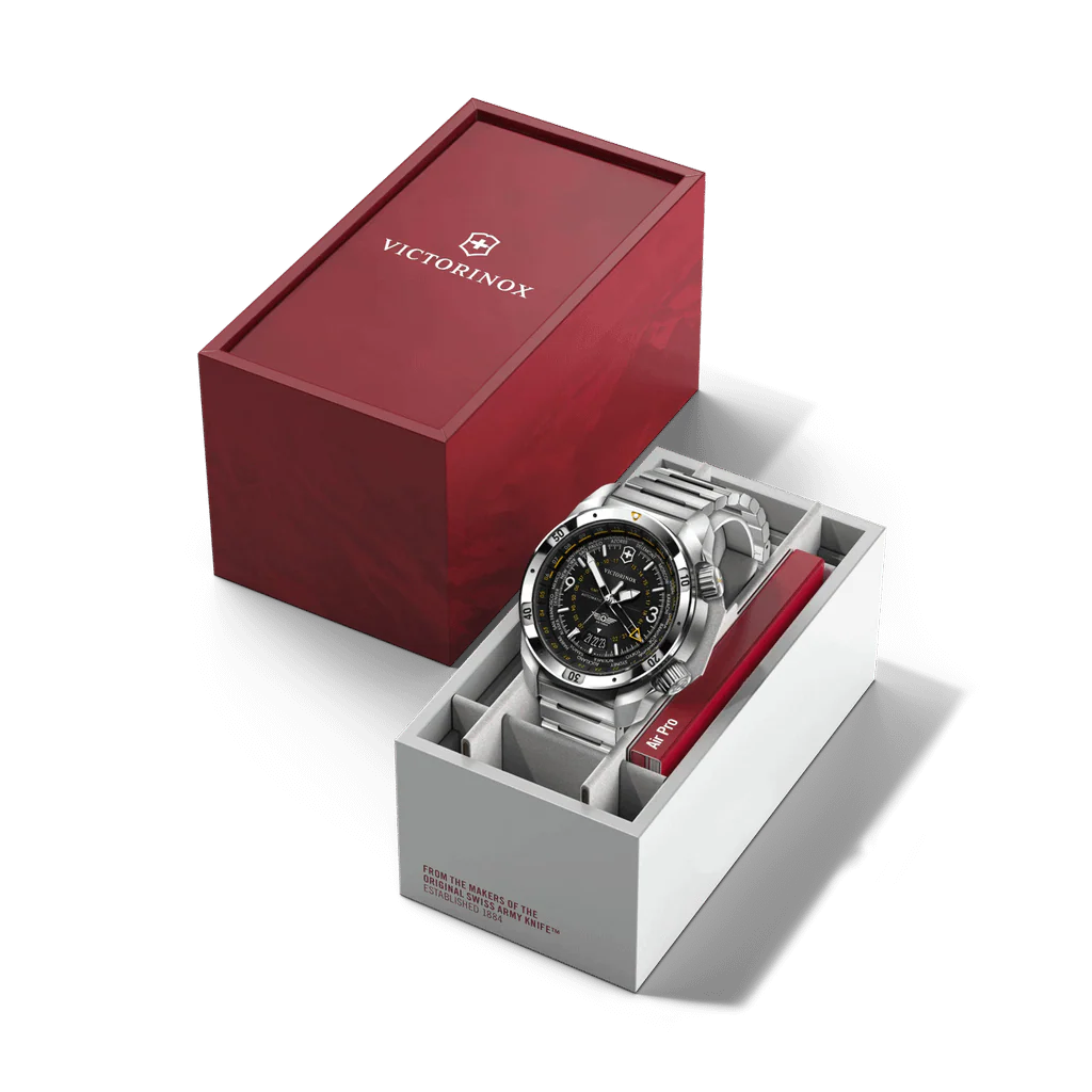 Victorinox Watch - Air Pro Automatic GMT - Black Dial - Image 7