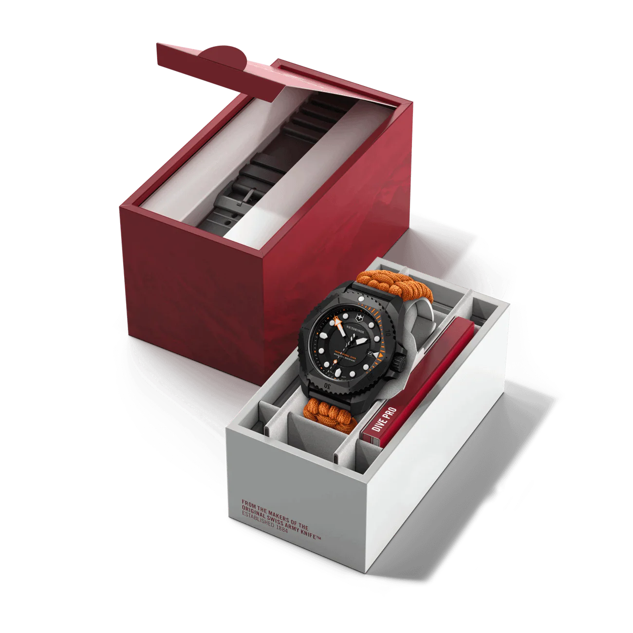 Victorinox Watch - Dive Pro Quartz Titanium - Orange - Image 7