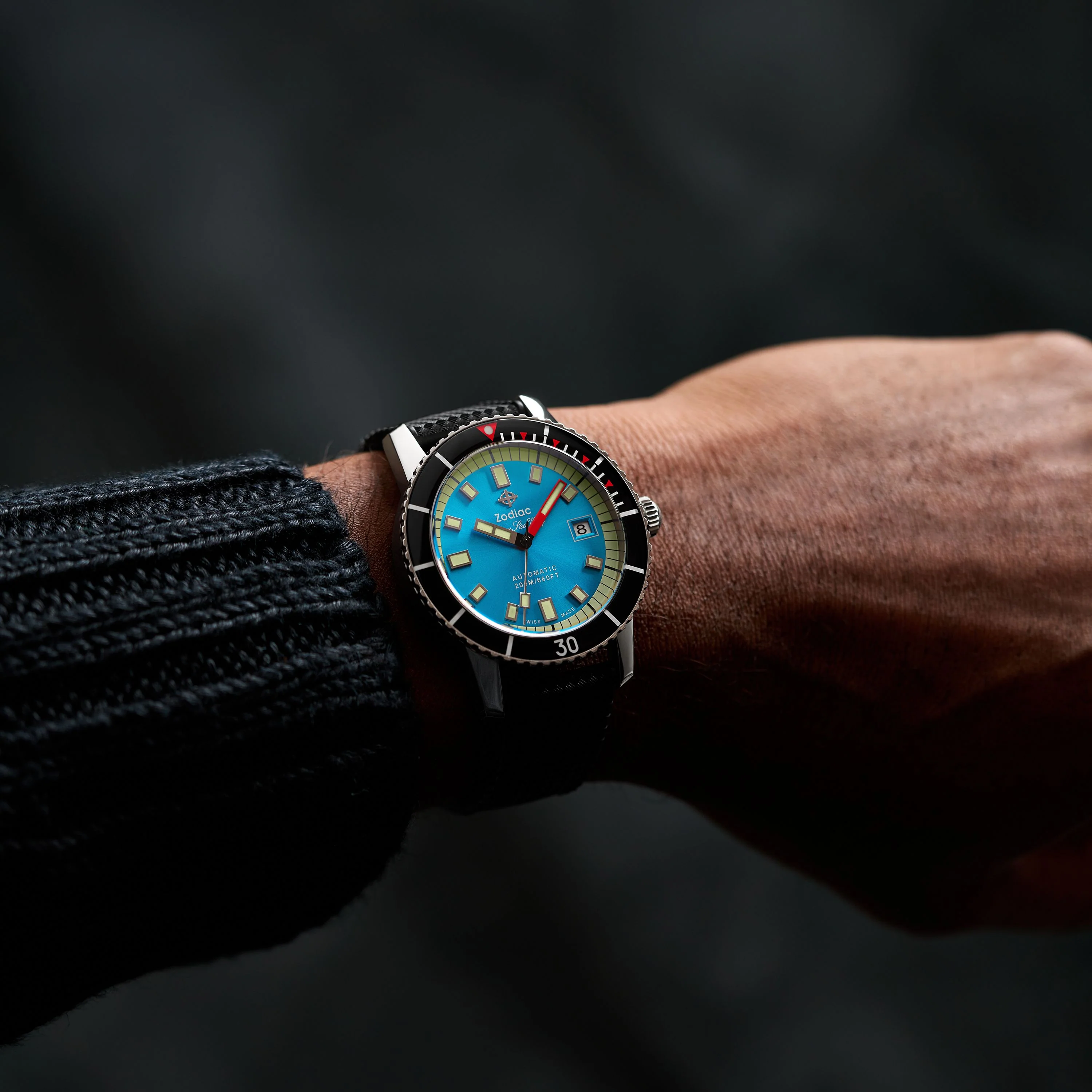 Zodiac - Super Sea Wolf Compression Diver - Blue Dial - Image 5
