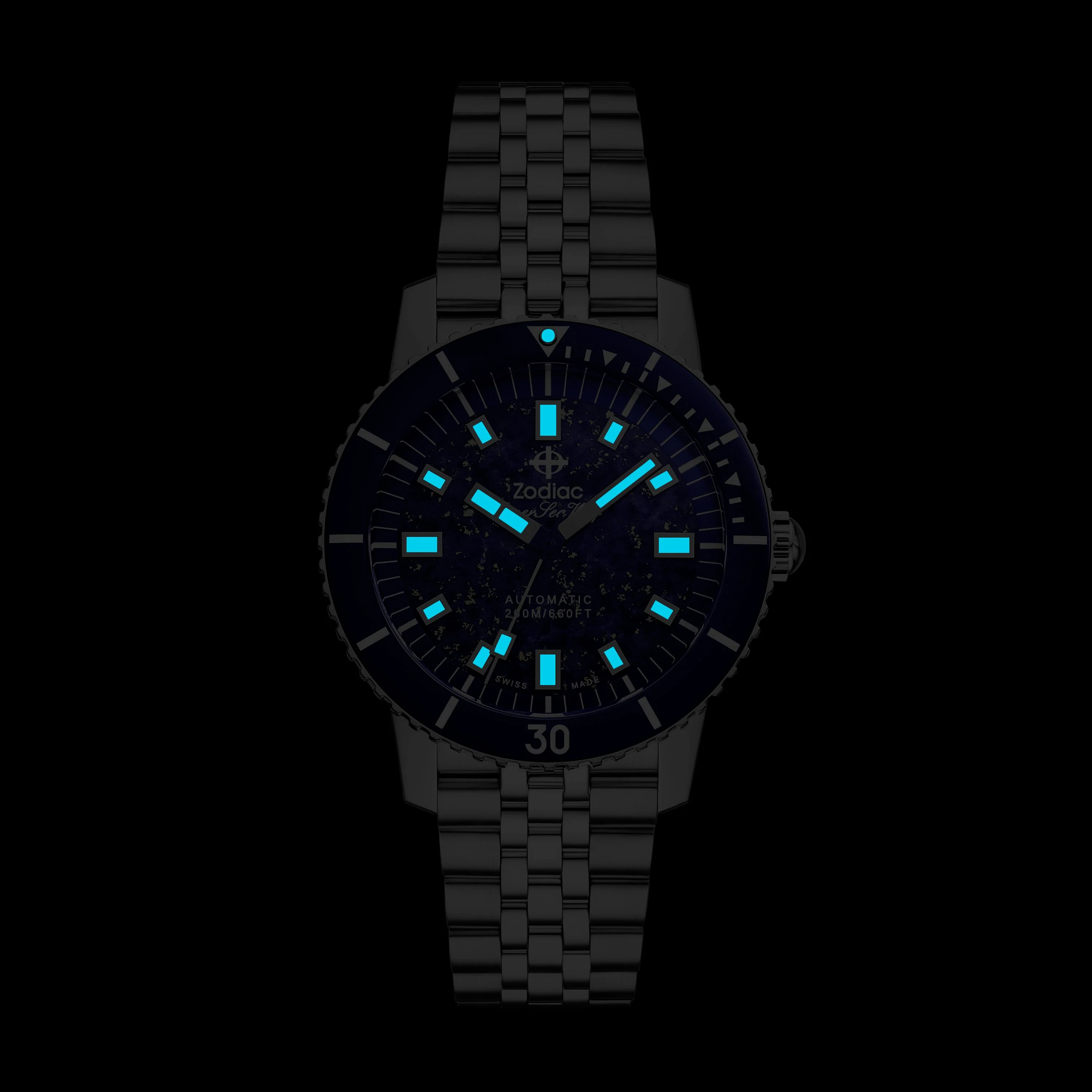 Zodiac - Super Sea Wolf Compression Diver - Genuine Lapis Dial - Image 2